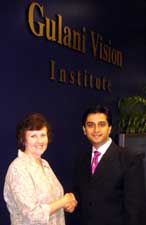 Jacksonville Corneoplastique Doctor and Patient