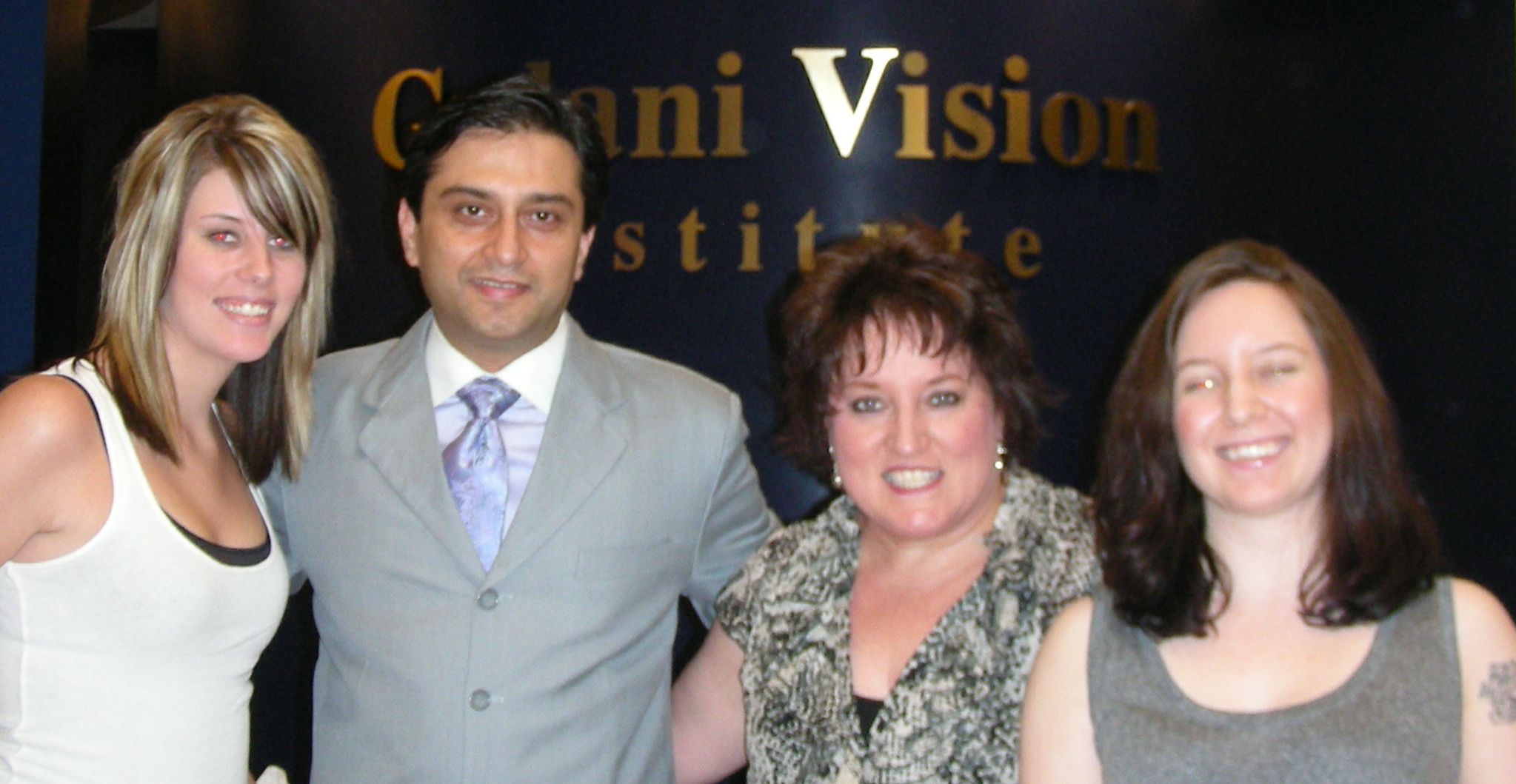 Davis Family with Dr.Gulani Gulani Vision Institute Jacksonville Florida