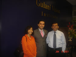 Dr. Haresh Solanski and wife Lasik Gulani Vision Institute Jacksonville Florida