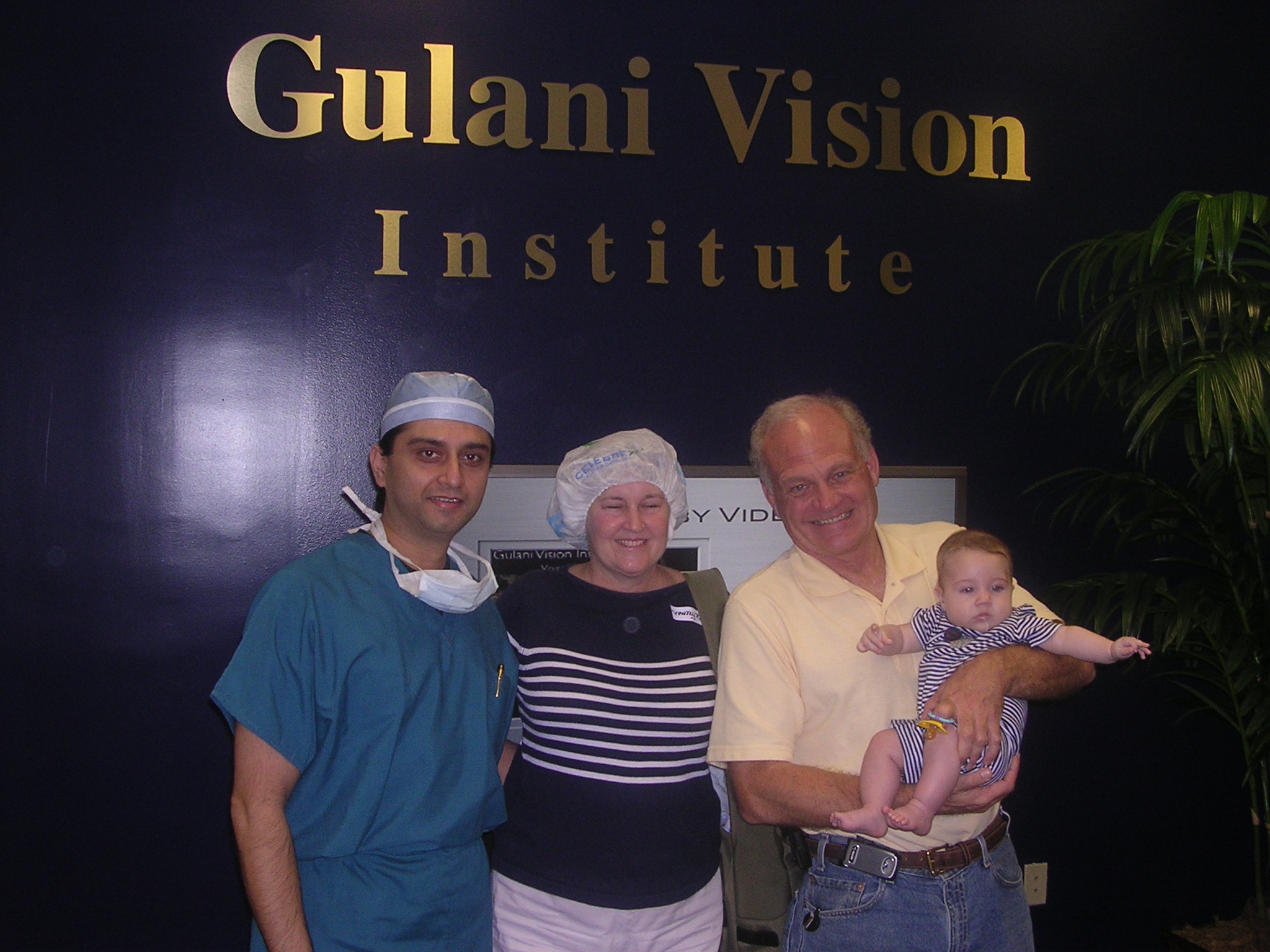 Michelle Freeman and Family Lasik Gulani Vision Institute Jacksonville Florida