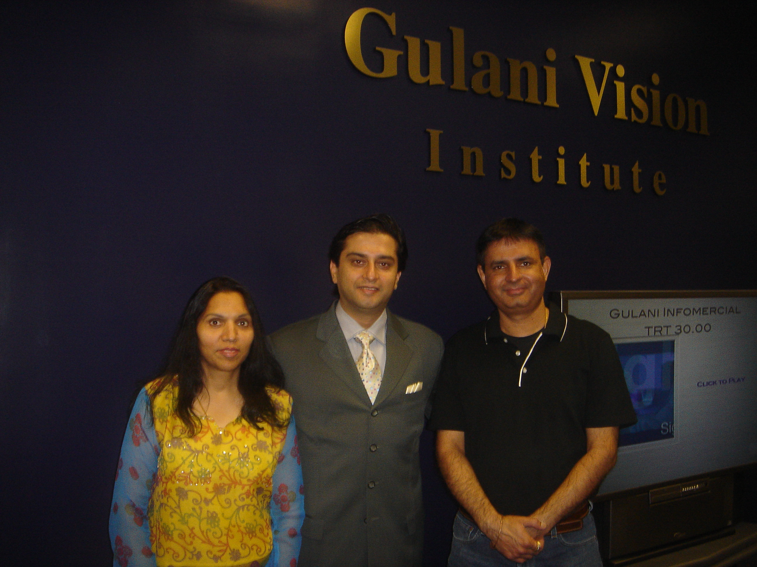Hemant and Minaxi Patel Laser surgery Jacksonville Florida Gulani Vision Institute