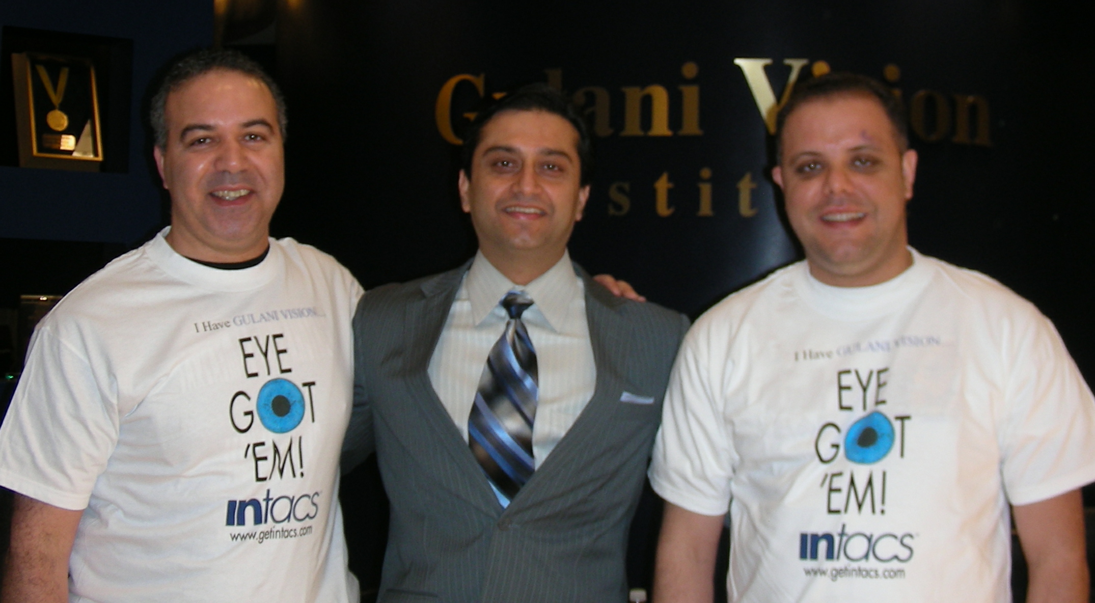 Mohammed from Morocco and his brother from Virginia after Intacs surgery Gulani Vision Institute Florida