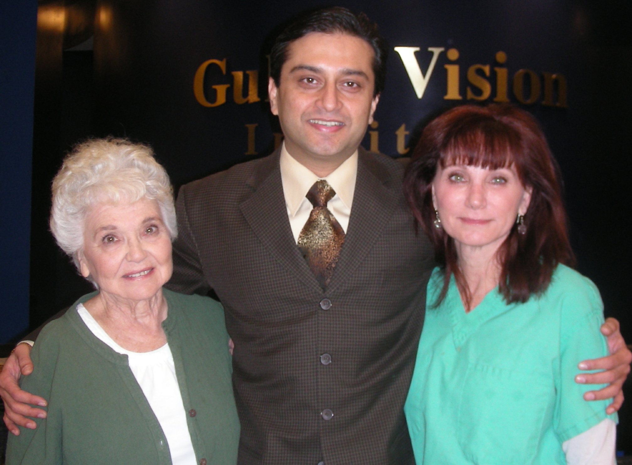 Rose Simeone and Dr. Linda Quinn Gulani Vision Institute Jacksonville Florida