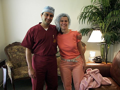 Rhonda Ward During surgery Lasik Gulani Vision Institute Jacksonville Florida
