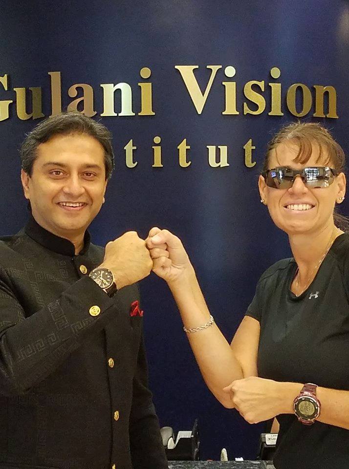 Dr. Gulani With a Patient