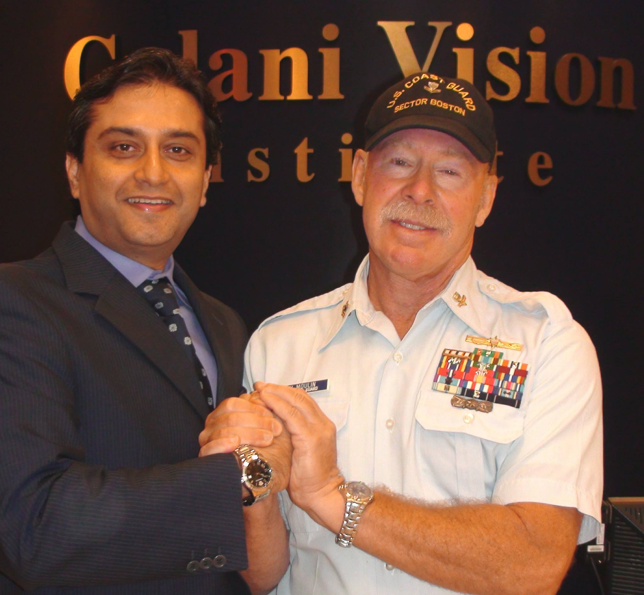 Dr. Gulani With a Veteran Patient