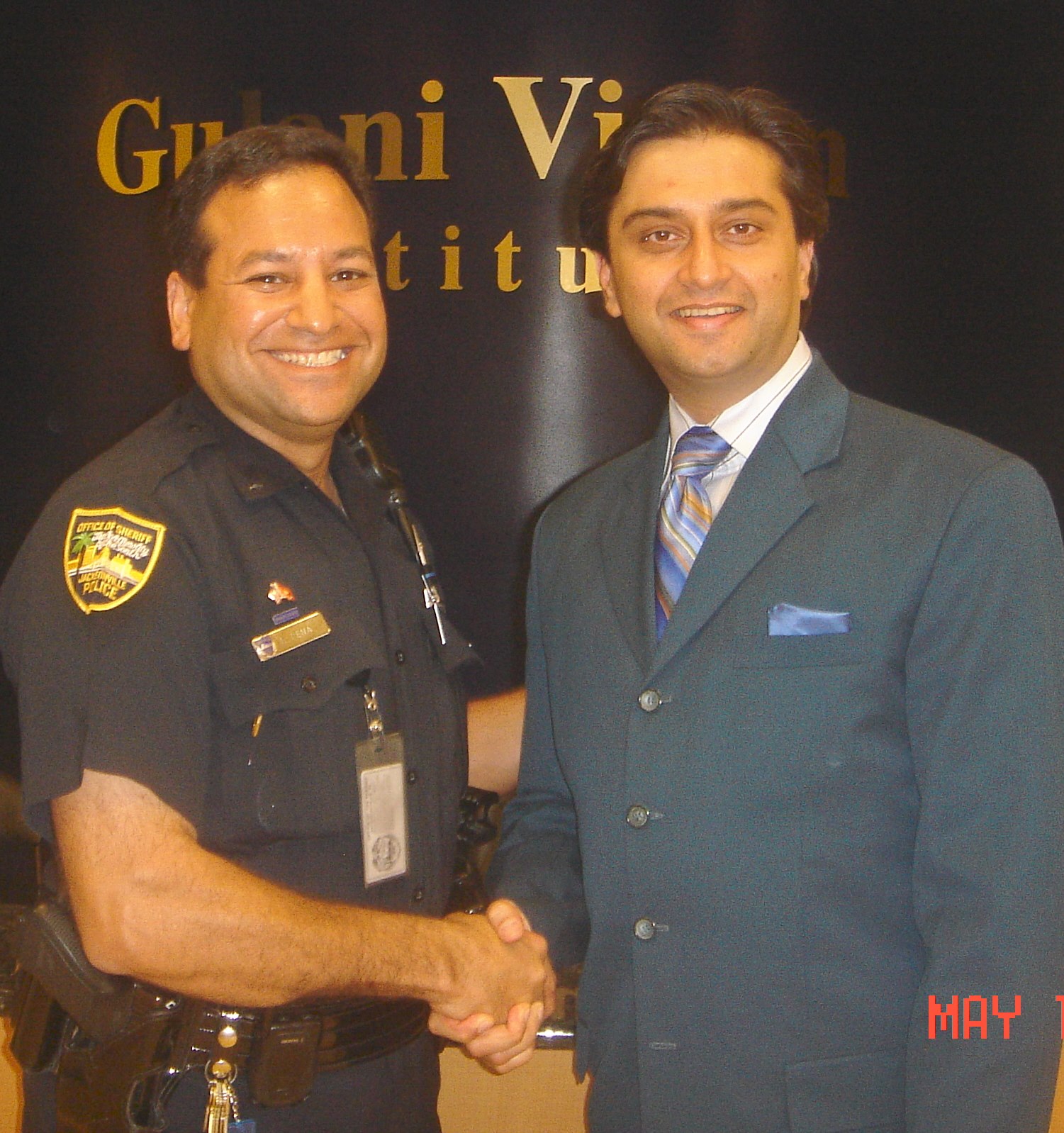 Dr. Gulani With a Veteran Patient