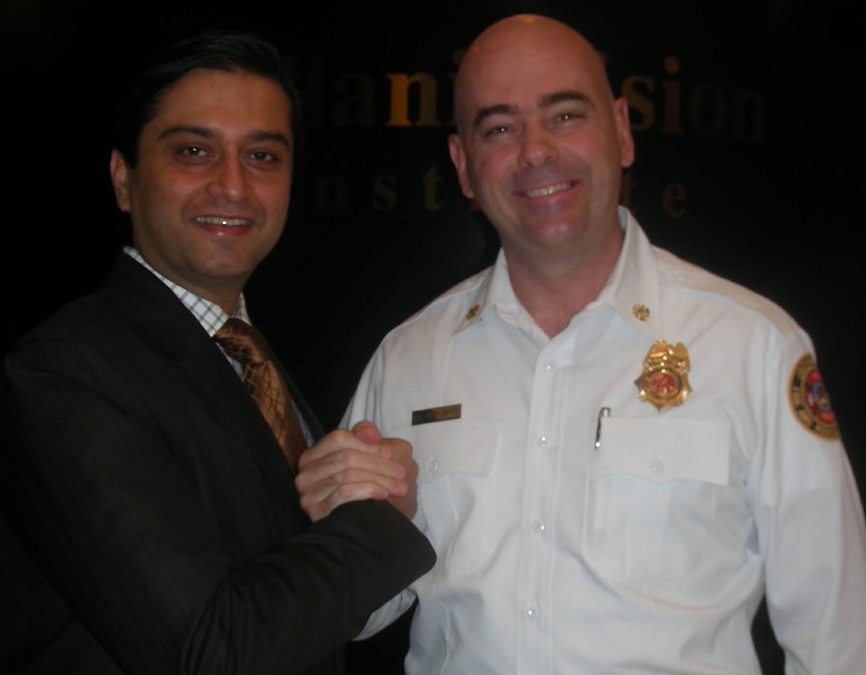 Dr. Gulani With a Veteran Patient