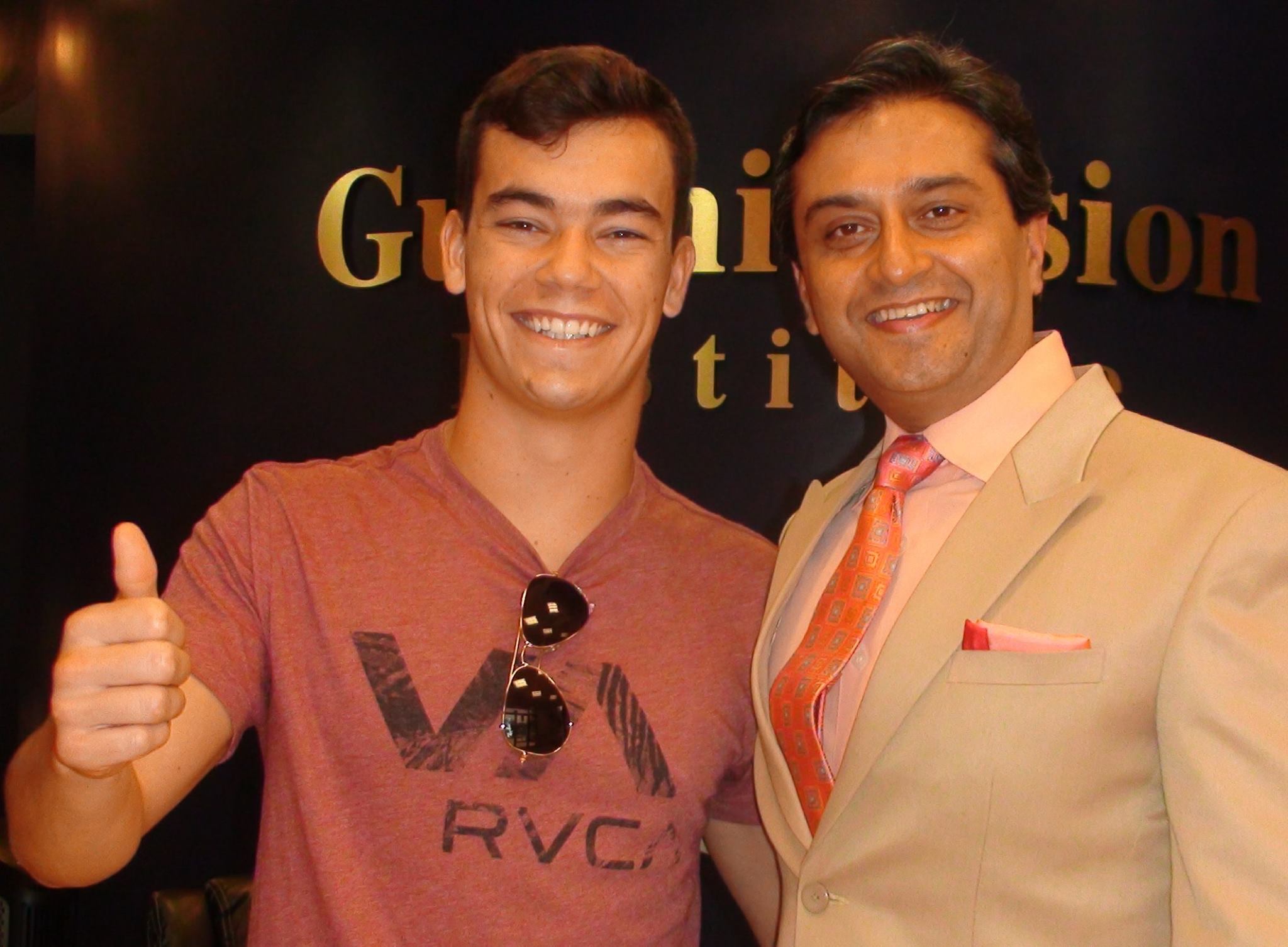 Dr. Gulani With a Veteran Patient