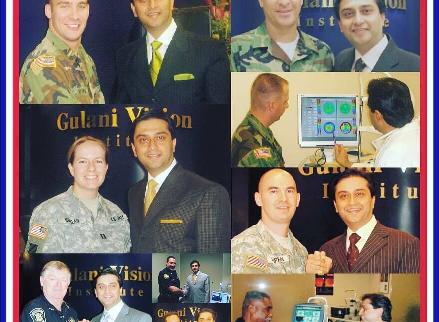 Dr. Gulani With Military Personnel
