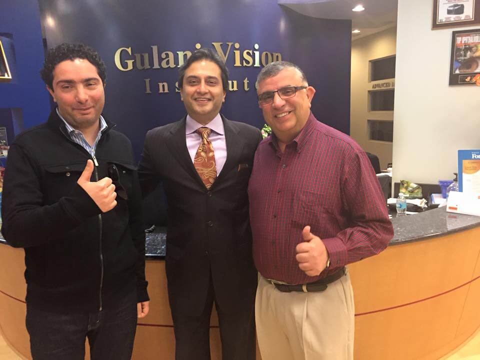 Dr. Gulani With Patients