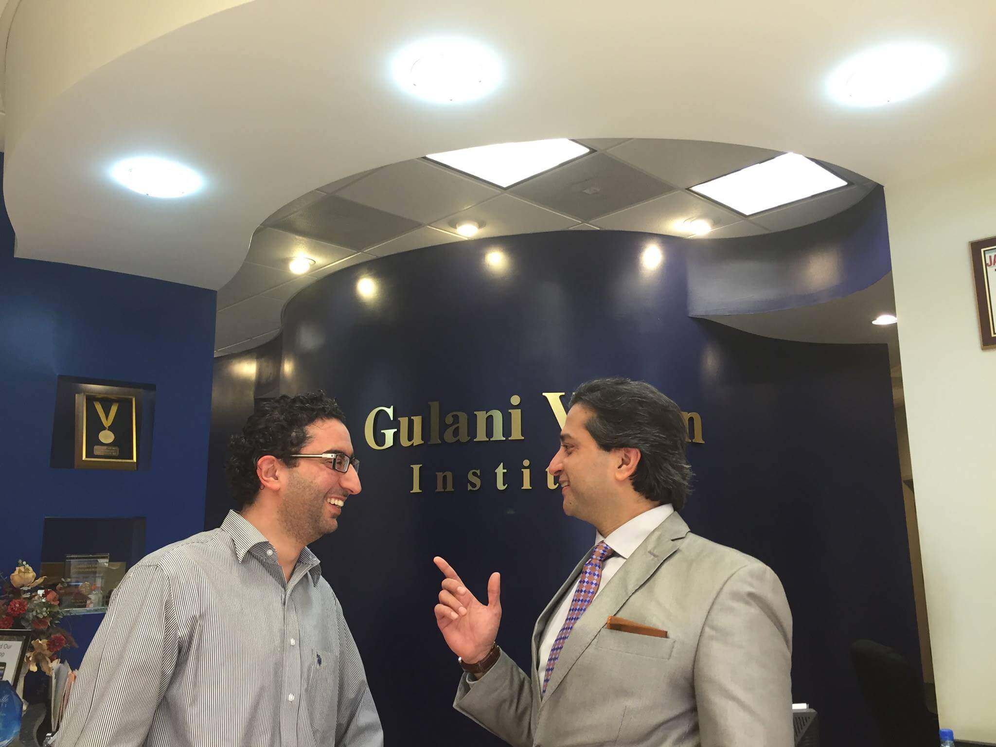 Dr. Gulani With Taher