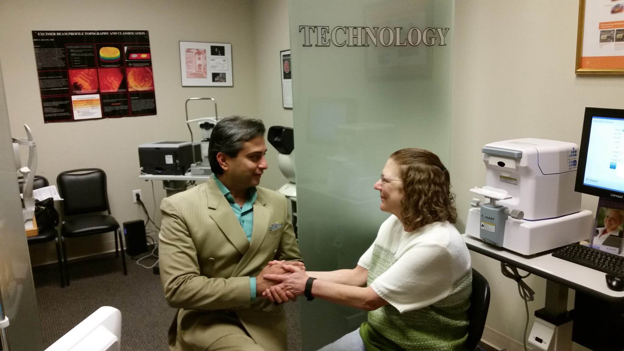 Dr. Gulani With a Patient