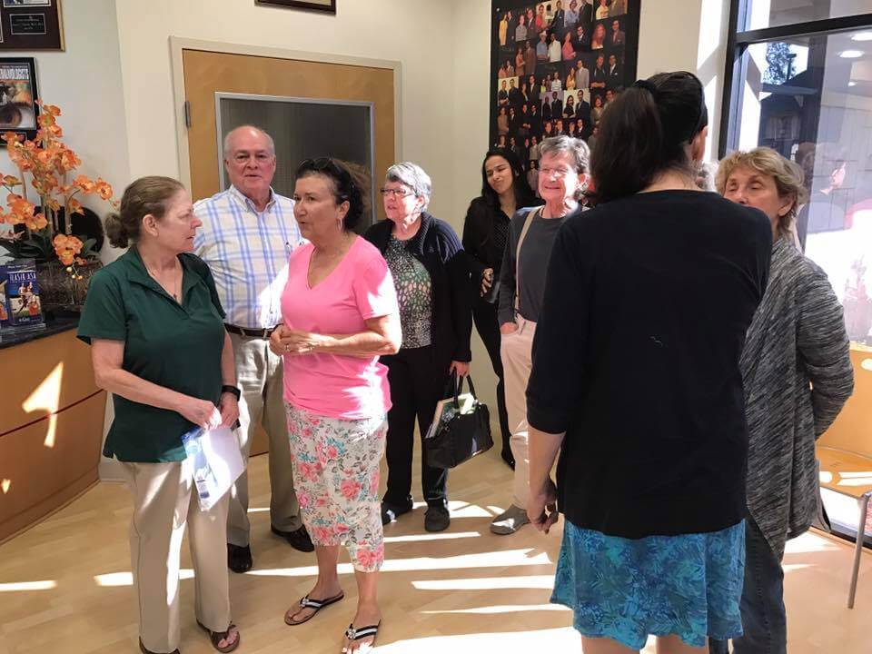 Dr. Gulani With Patients