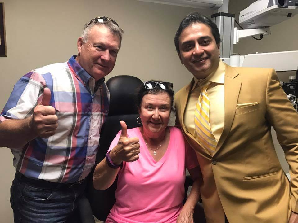 Dr. Gulani With Patients
