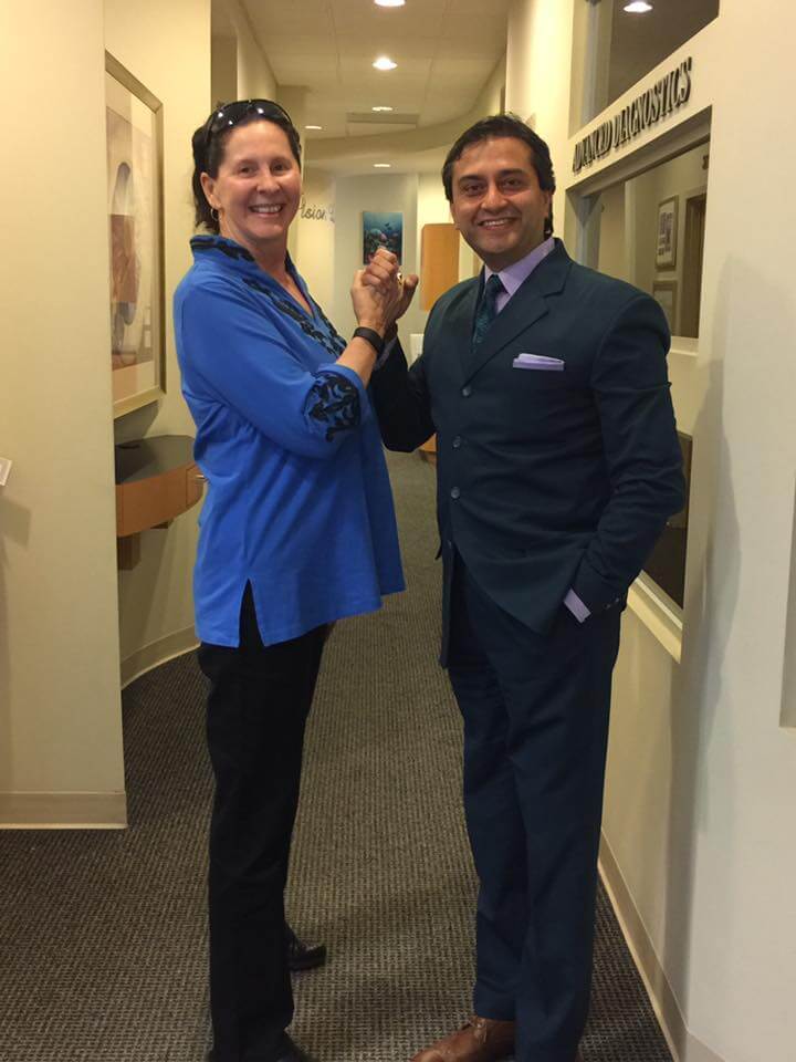Dr. Gulani With a Patient