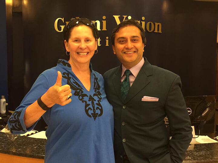 Dr. Gulani With a Patient