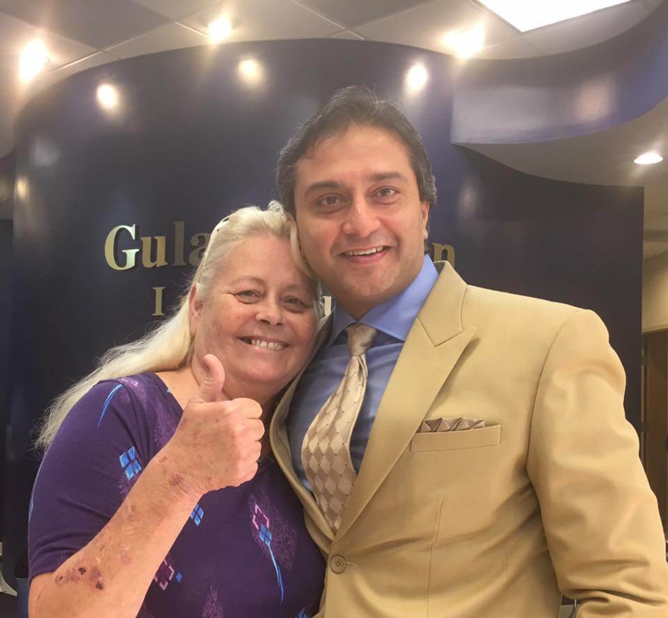 Dr. Gulani With a Patient