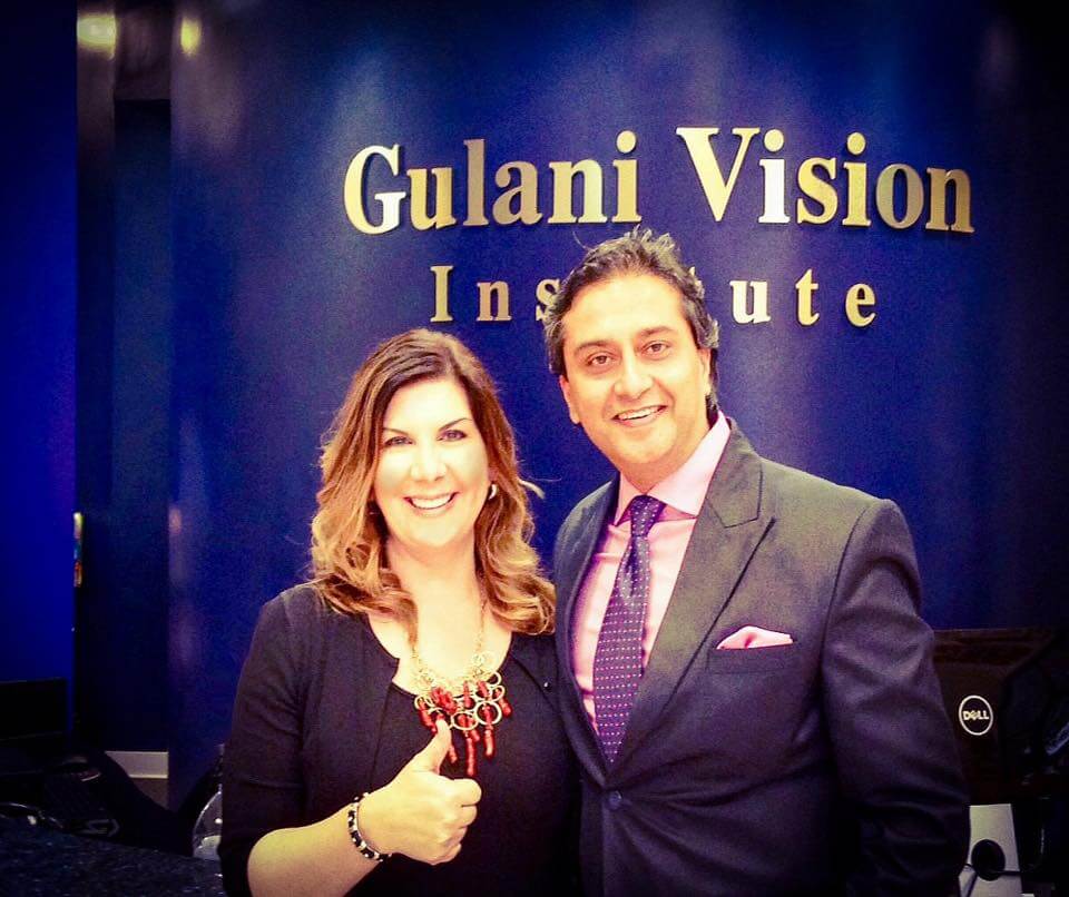 Dr. Gulani With a Patient