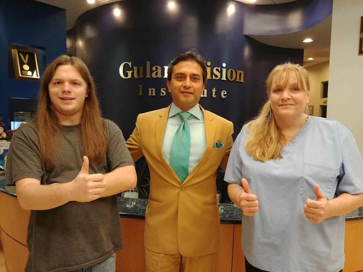 Dr. Gulani With Patients