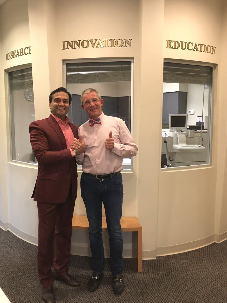 Dr. Gulani With Dr. Jens Kratholm
