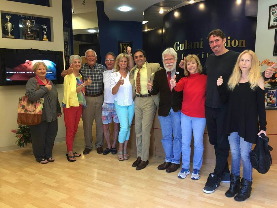 Dr. Gulani With Patients
