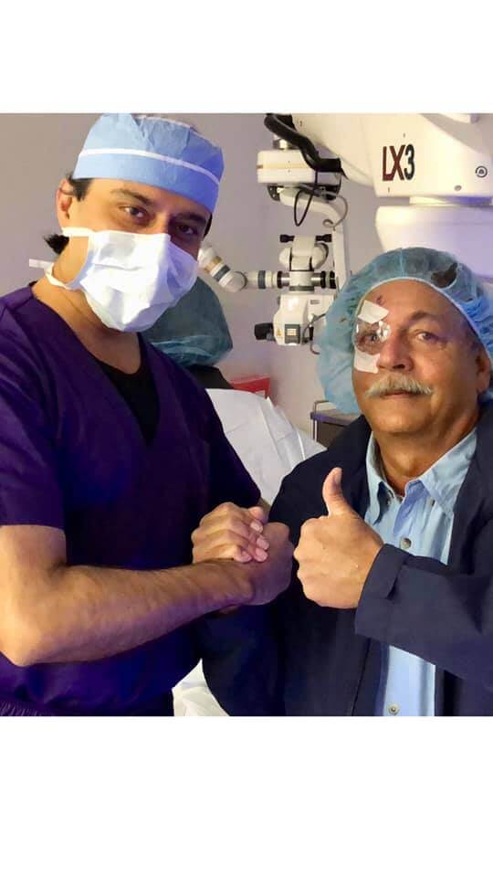 Dr. Gulani With a Patient
