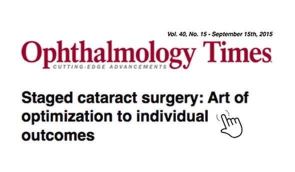 Ophthalmology Times featuring Dr. Gulani