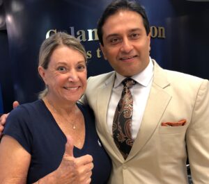 Donna H. reunited with Dr. Gulani 8 years after cataract surgery, continuing her family’s journey to world-class vision care