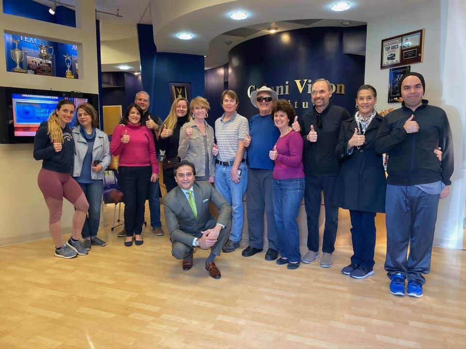 Dr. Gulani With Patients