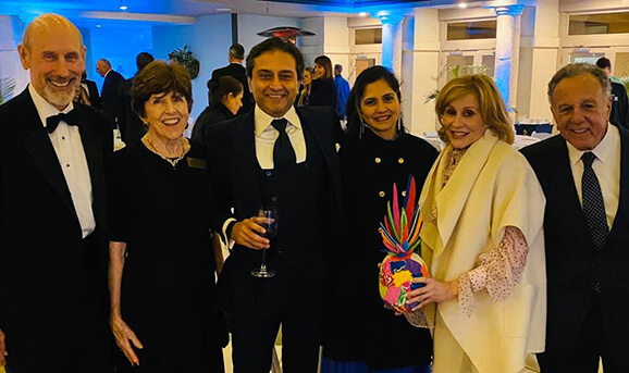 Dr. Gulani With Patients