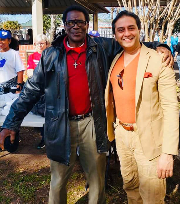 Dr. Gulani With a Patient