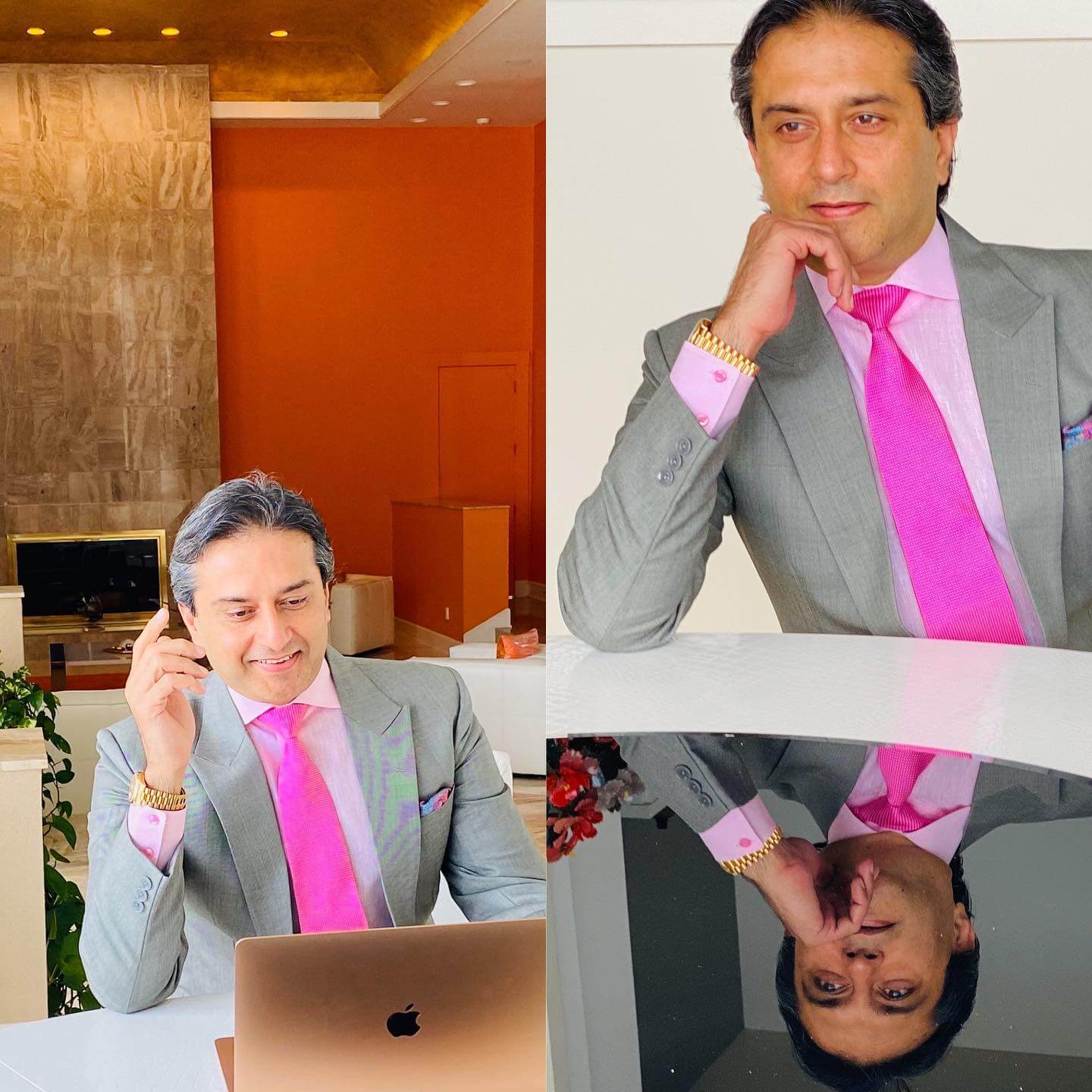 Dr. Gulani On His Laptop
