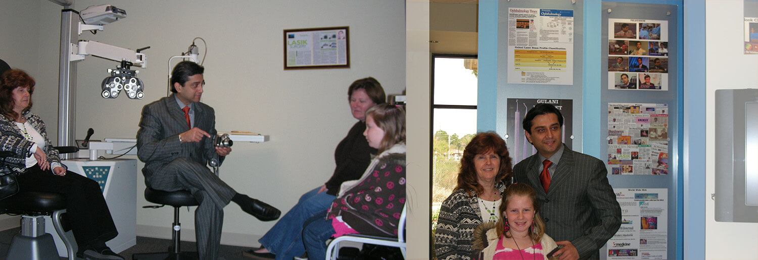 Dr. Gulani With Patients