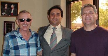 Dr. Gulani With Patients