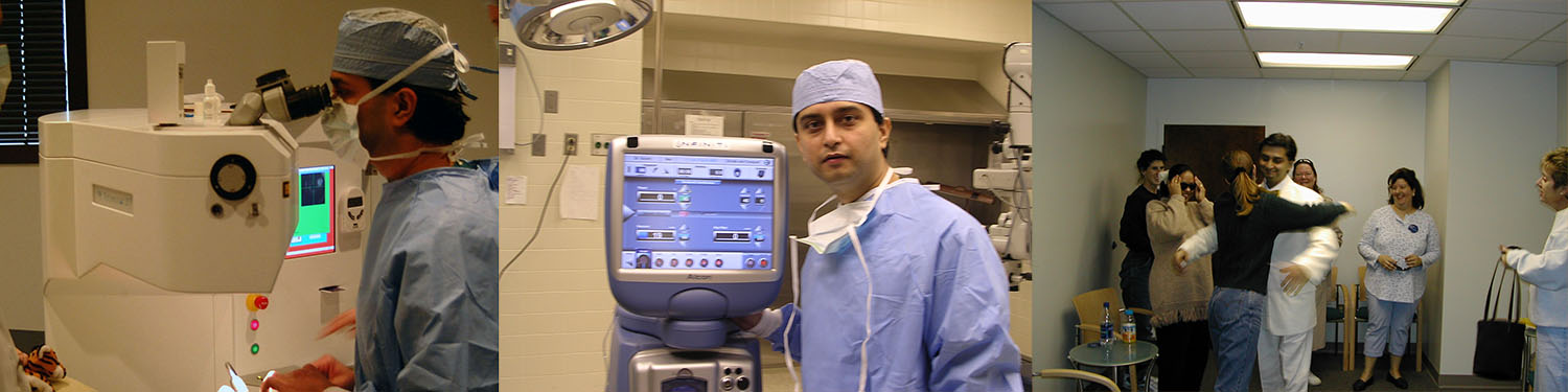 Dr. Gulani With Patients