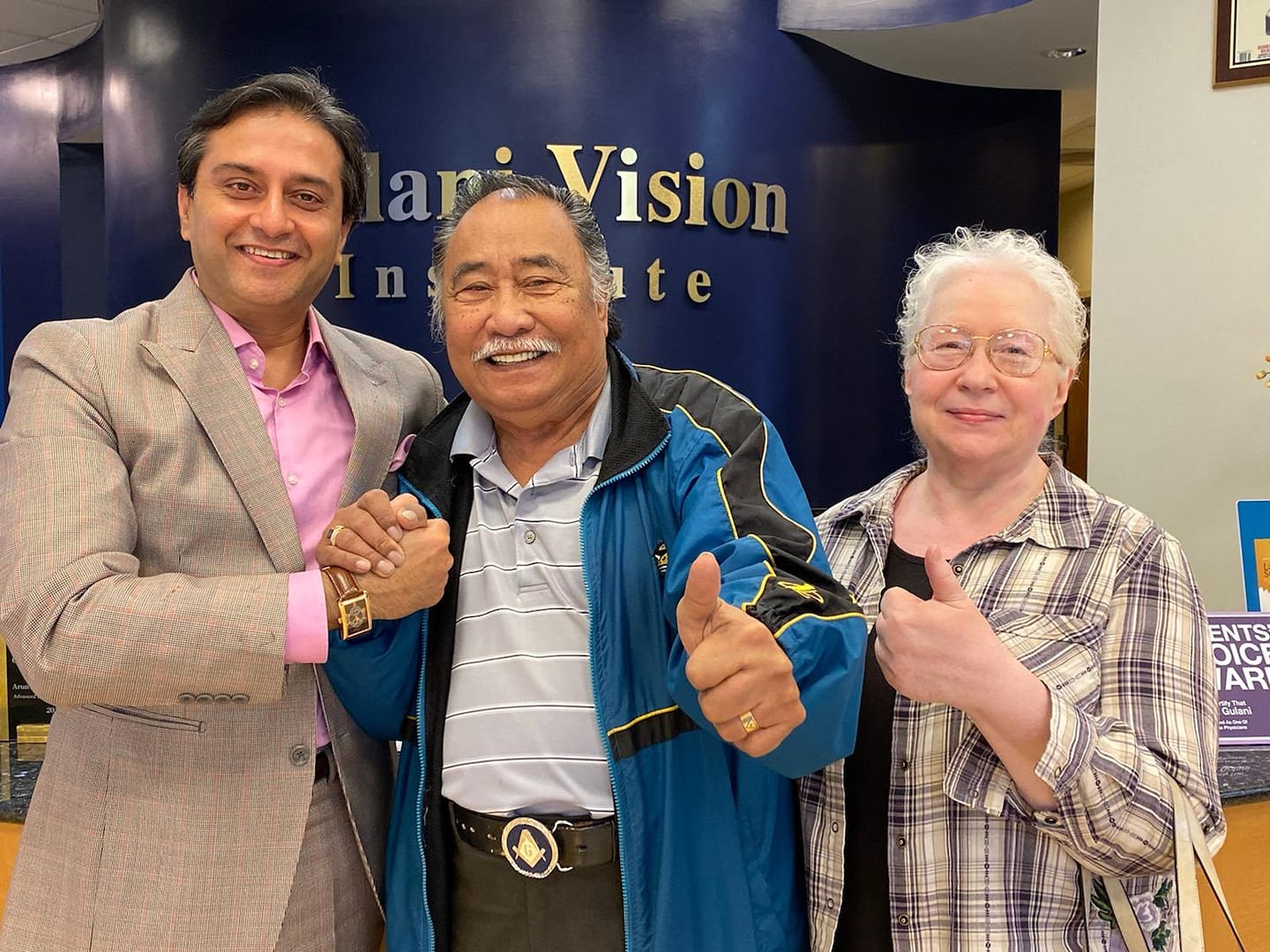 Dr. Gulani and Eddie B.