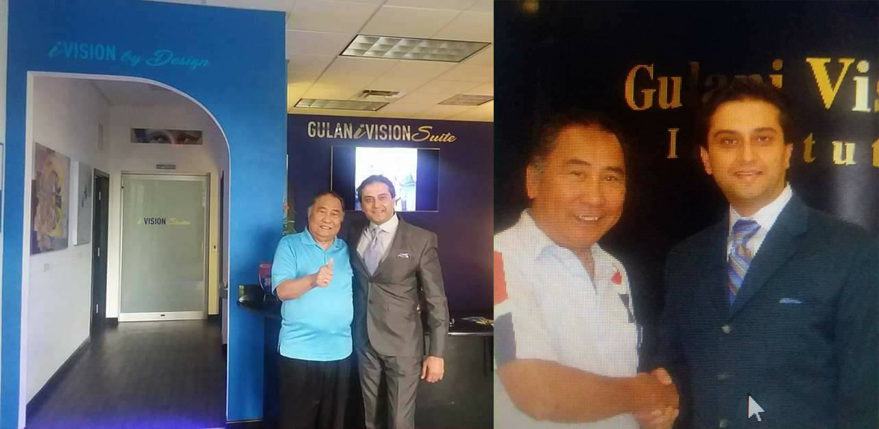 Dr. Gulani and Eddie B.
