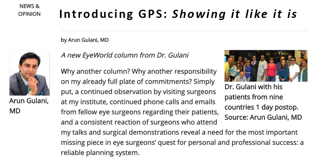 Introducing GPS from Dr. Arun Gulani