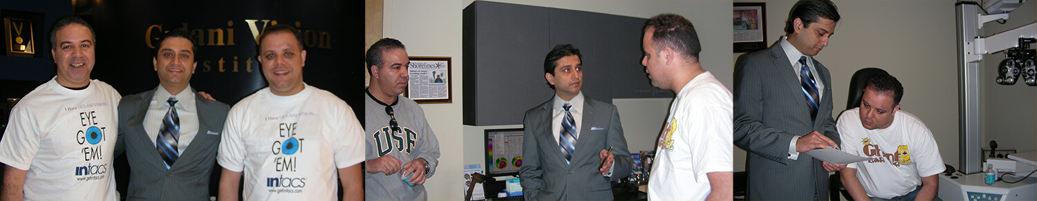 Dr. Gulani With Patients