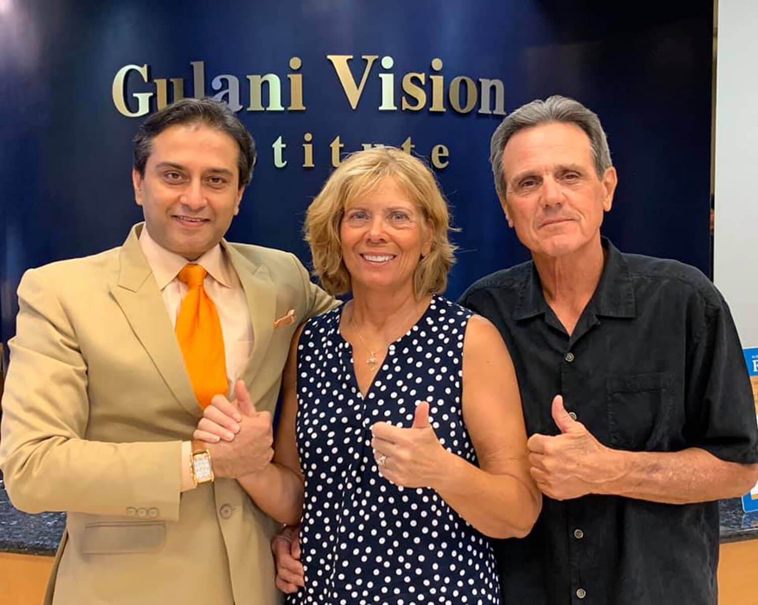 Dr. Gulani With Patients