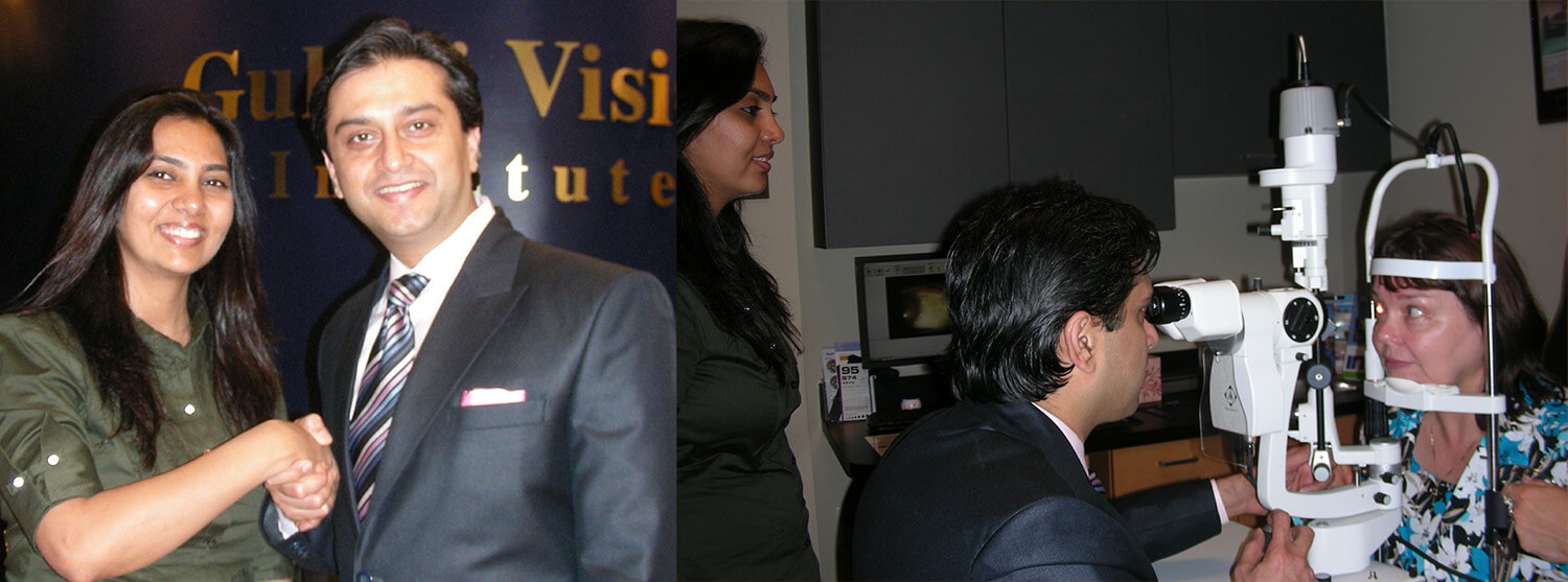 Dr. Gulani With Patients