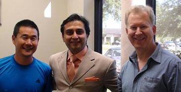 Dr. Gulani With Patients