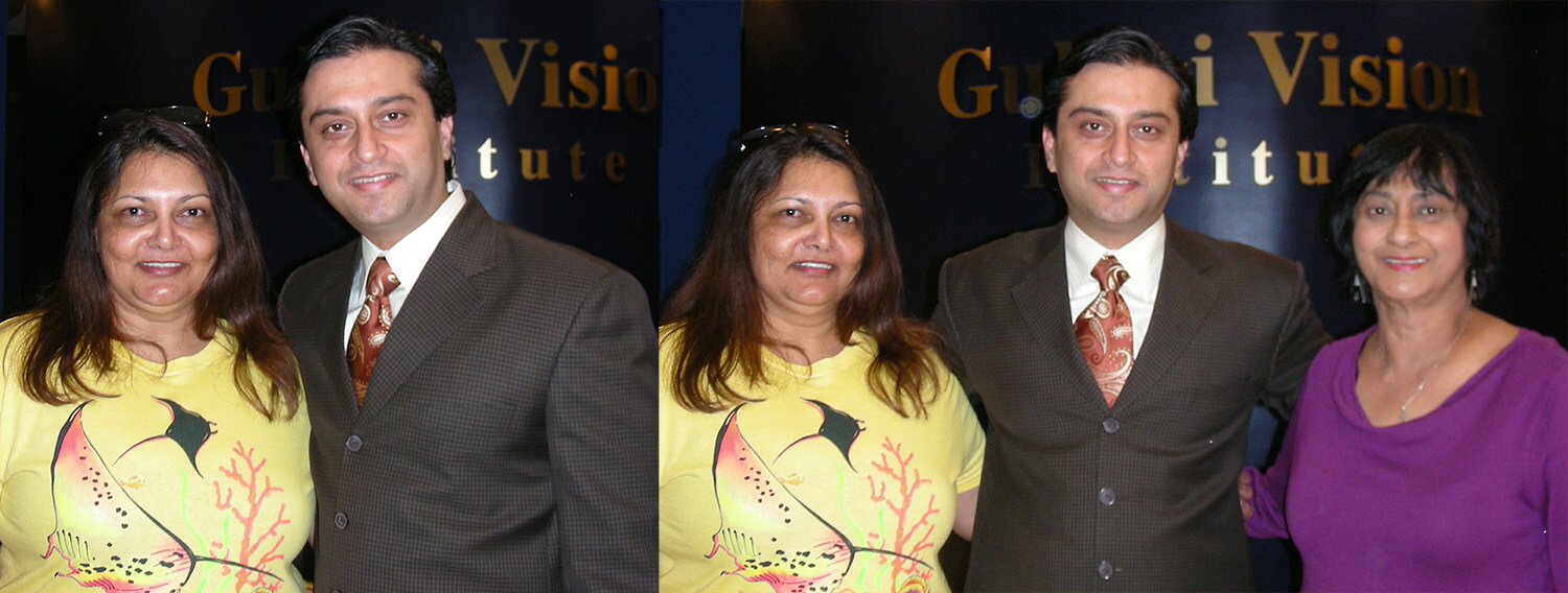 Dr. Gulani With Patients