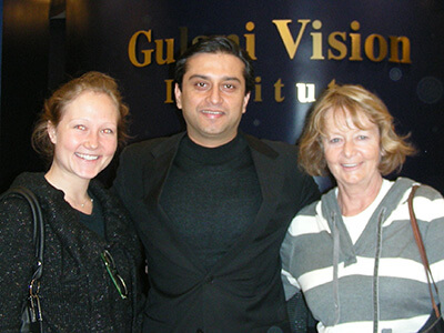 Dr. Gulani With Patients