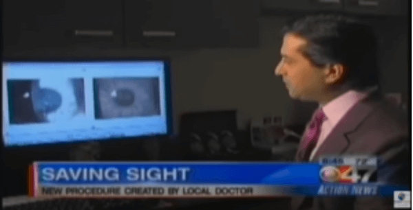 U.S. Marine's Cataract Complication Corrected to 20/20