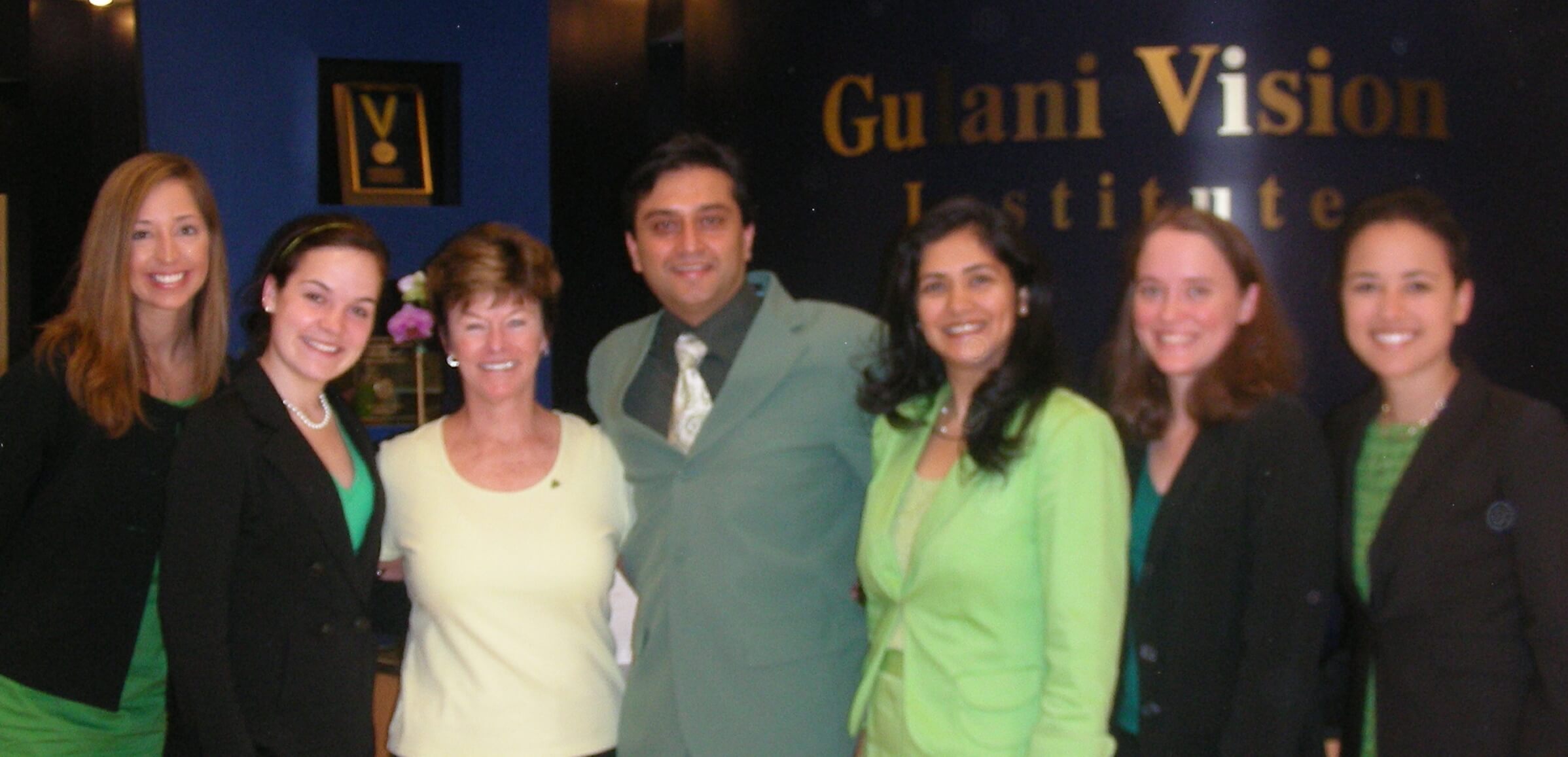Gulani Vision Staff with Shirley after her surgery