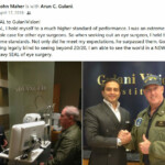 Navy SEAL Dr. John M. with Dr. Gulani after achieving life-changing vision correction.