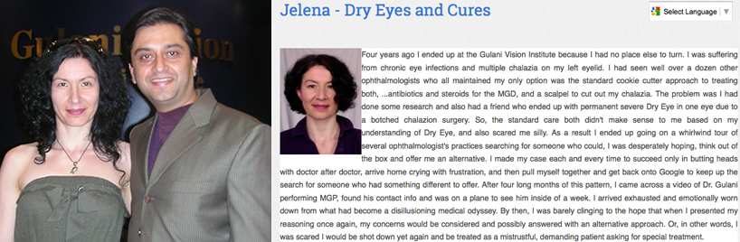 Dr. Gulani and Jelena