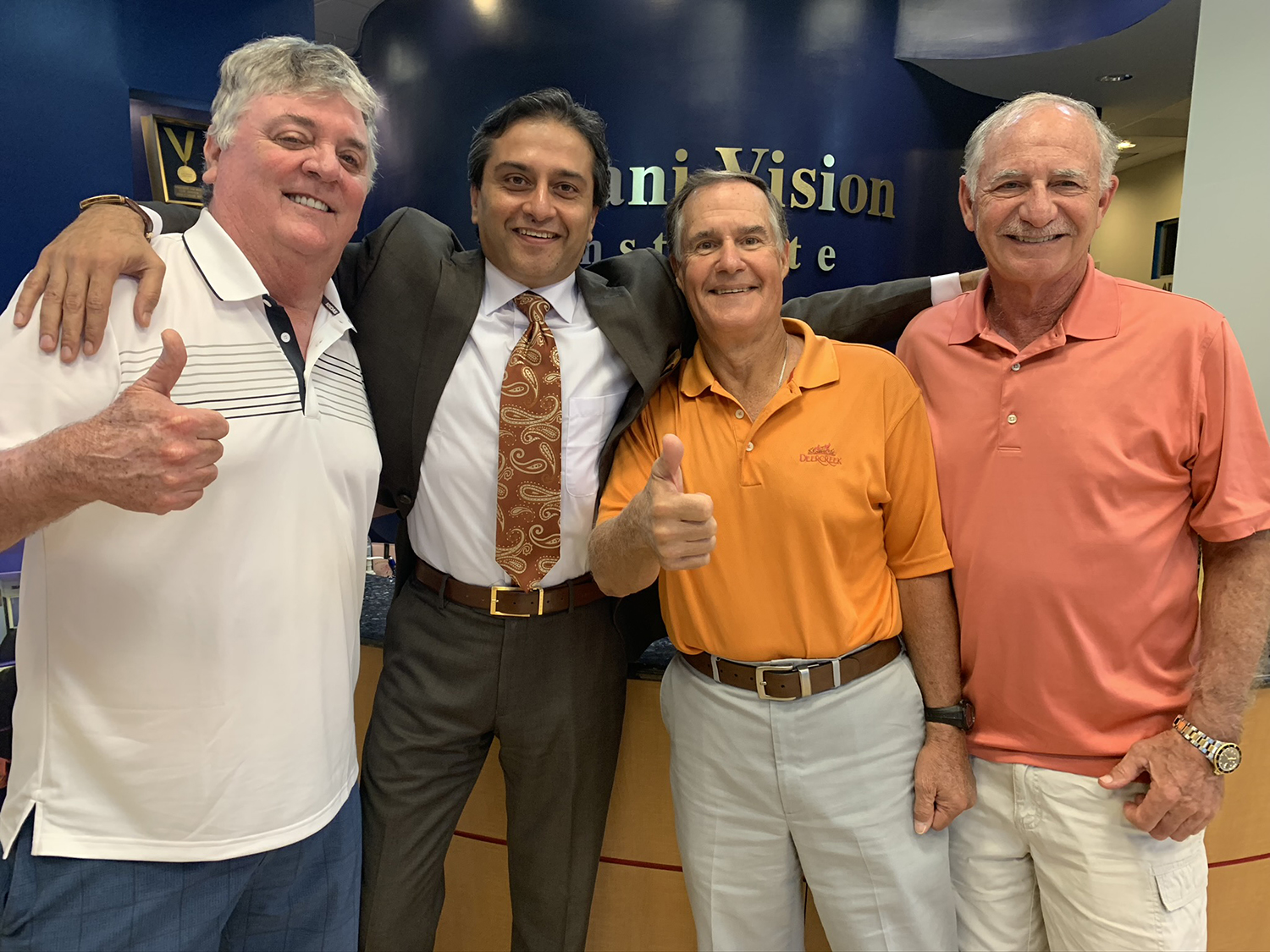 Dr. Gulani With Patients